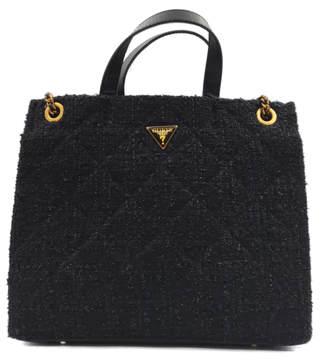 Guess Damen Bouclétasche schwarz - Bild 4