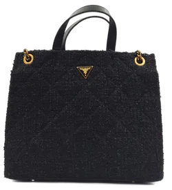 Guess Damen Bouclétasche schwarz - Bild 1