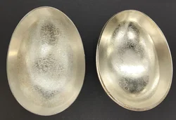 Vintage Dekoei/Schmuckei mit Schleife Edelstahl - Bild 2