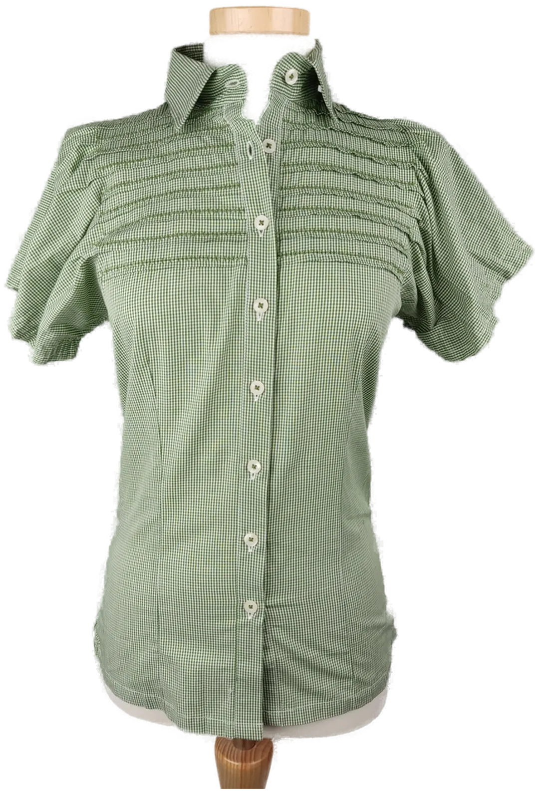 K&K Kaiserjäger Damen Trachtenbluse grün- XS/ 34 - Bild 1