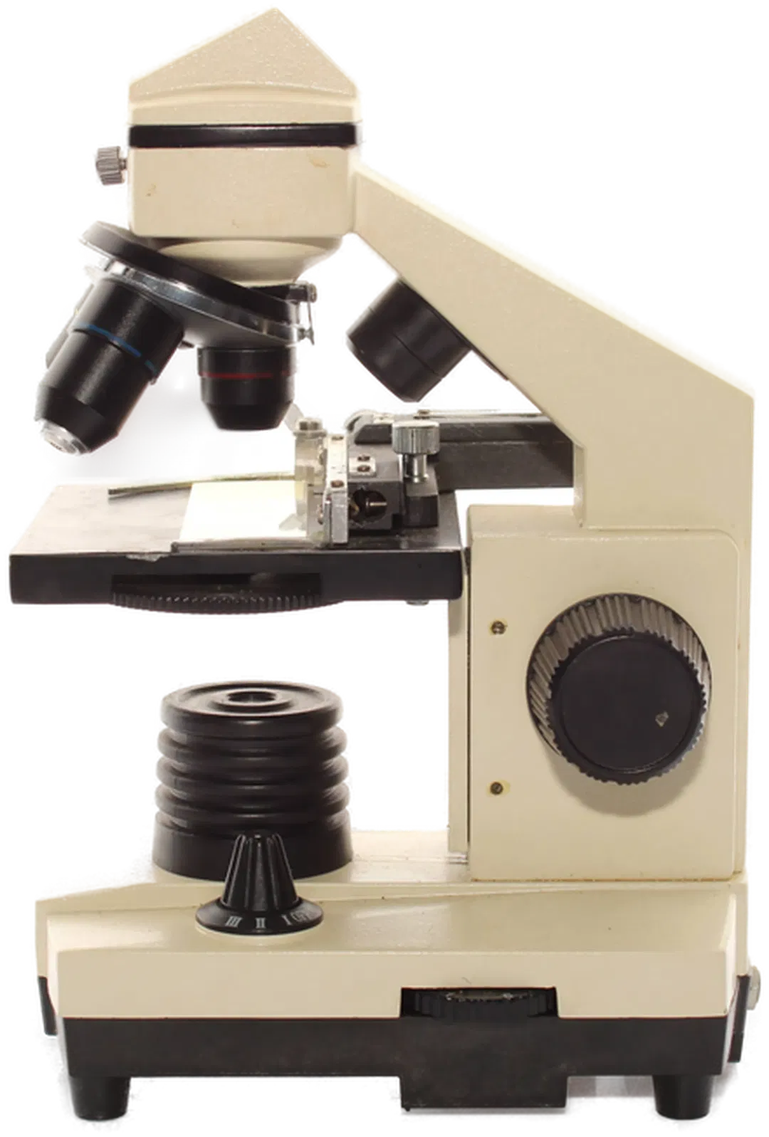 Bresser Biolux AL Mikroskop mit Transporttasche – 4x/40x Objektive, mechanischer Kreuztisch - Bild 2