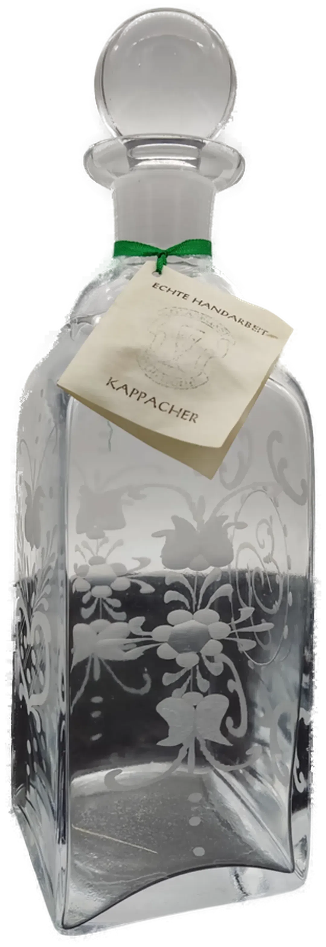 Kappacher Glaskaraffe Handarbeit - Bild 1