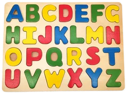 Holz-Alphabet Bunt | Spielerisch Lesenlernen