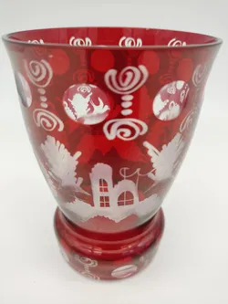 Glasvasen Set in rot 3-teilig - Bild 5