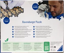 Ravensburger Puzzle 1000 Teile – Amsterdam-Kanal bei Sonnenuntergang, Fahrräder auf Brücke - Bild 3