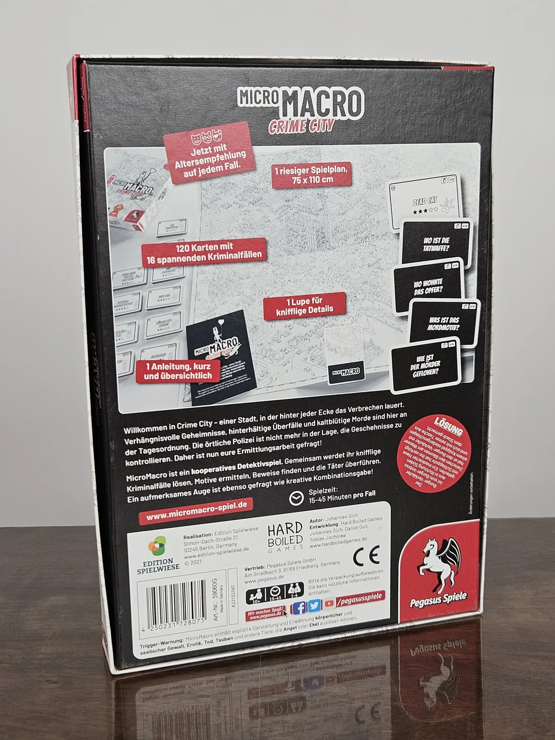 Micro Macro Crime City - Gesellschaftsspiel - Pegasus Spiele – Bild 2