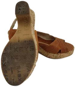 Keys Damenriemensandalen, braun, Größe: 37 - Bild 3