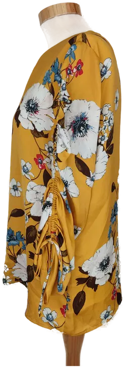 HALLHUBER Damen Bluse gelb/weiß geblümt - M/38 - Bild 3