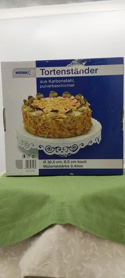 Westside Tortenständer Aus Karbonstahl 30,5 cm | Mit Schönheitsfehler - Bild 2