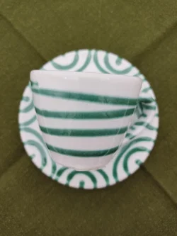 Gmundner Keramik Espresso-Set Grün Geflammt | Geschenkbox - Bild 9