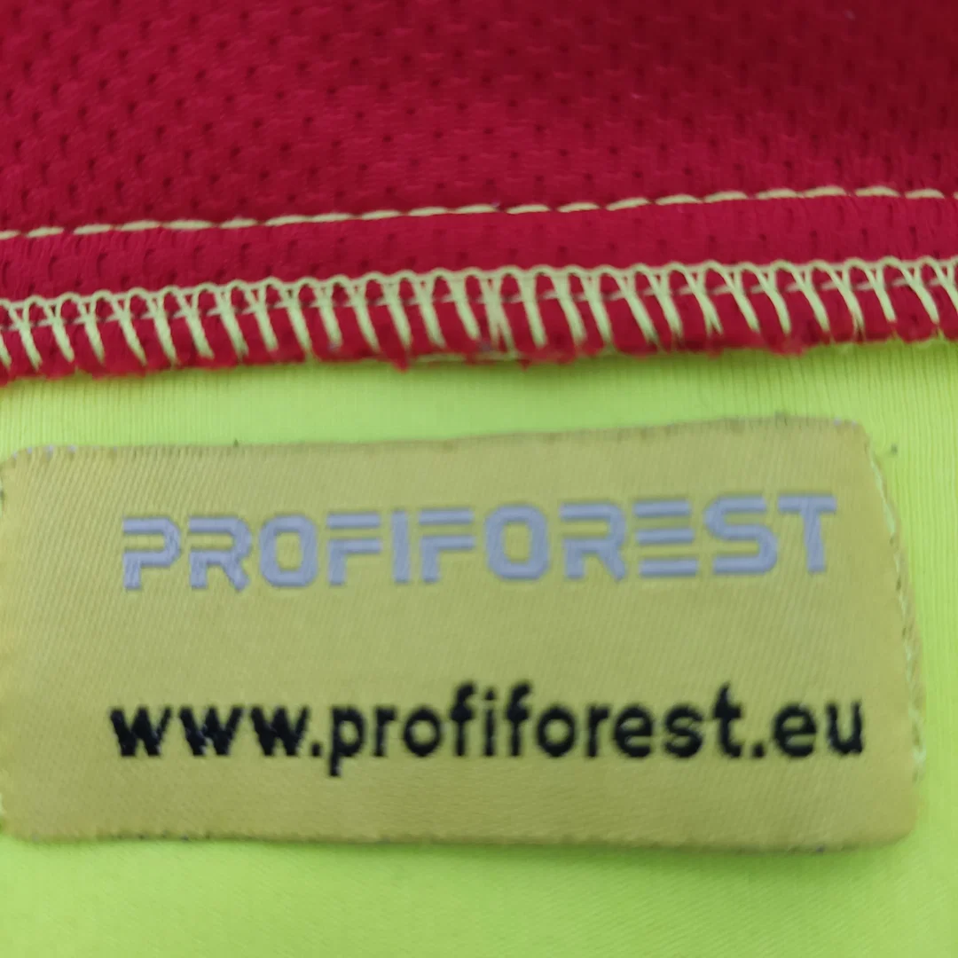 Profiforest  Sicherheits Shirt Herren rot-gelb - Gr. 46 – Bild 4