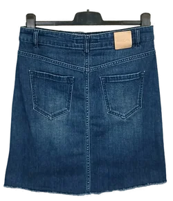 Marc Cain Damen Jeans-Midirock blau Gr. S - Bild 2