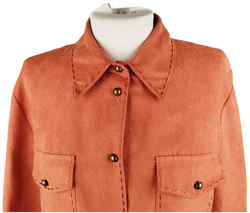Orange Maria Bellesi Bluse - Gr. 40 - Bild 3