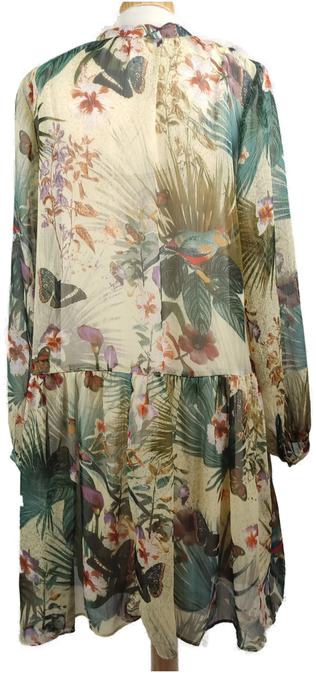 H&M Damen-Midikleid gemustert - S/36 – Bild 2