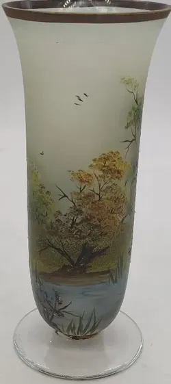 Emmi Handbemalte Glasvase Höhe ca 20cm - Bild 4