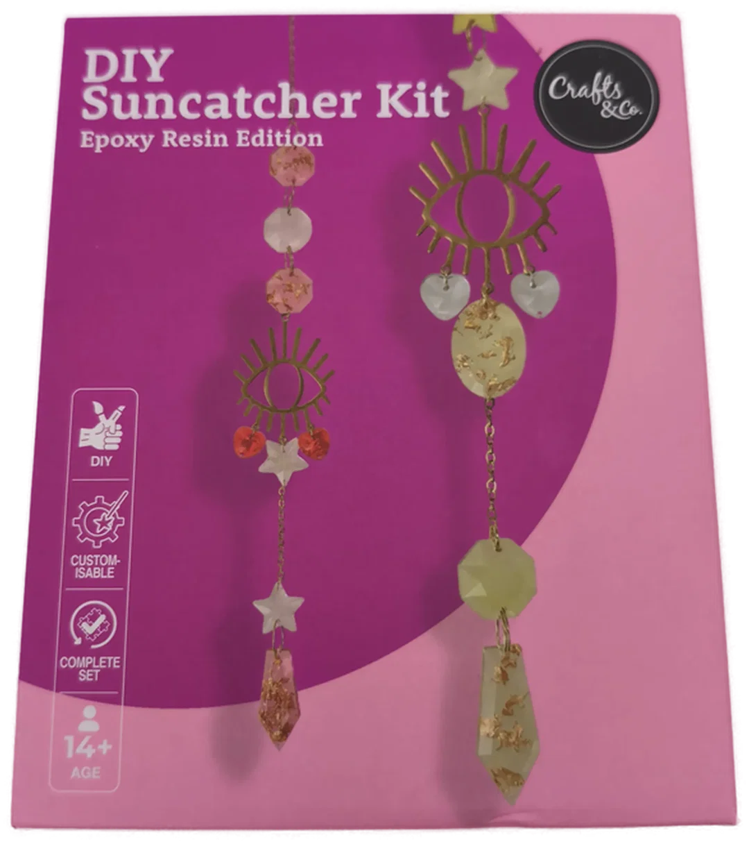 DIY Suncatcher Kit der Marke Crafts & Co, Sonnenfänger selbst gießen – Bild 1