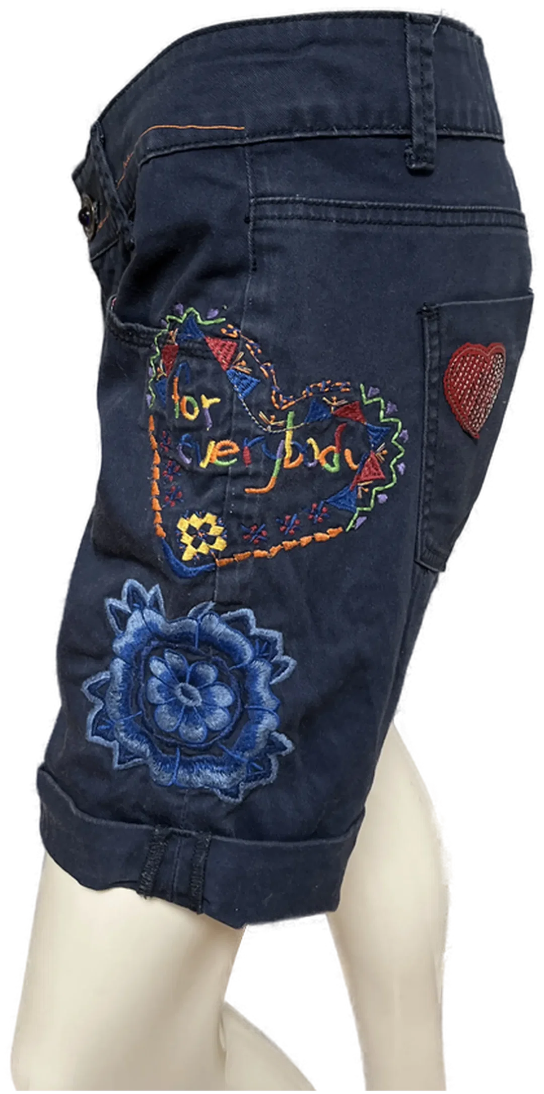 DESIGUAL Hose kurz Damen Gr. 32 – Bild 3