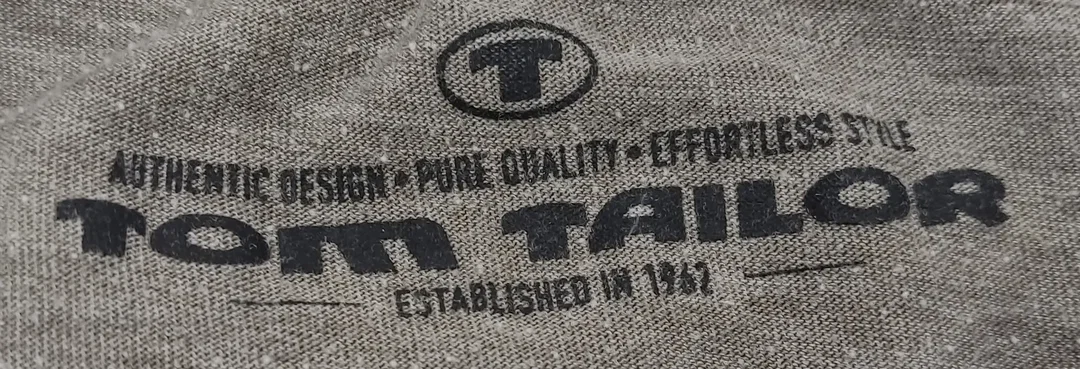 Tom Tailor Herren Langarmshirt, grau - Gr. S – Bild 4