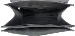 Seidenfeld Damen Ledertasche schwarz – Vorschau 4