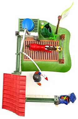 Playmobil Country Pferdewaschplatz mit funktionierender Wasserpumpe 6929  - Bild 6
