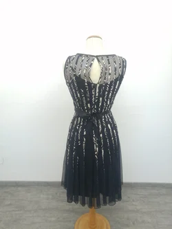 Gestreiftes Minikleid Mariposa Tüll | Frühlingsleicht - Bild 3