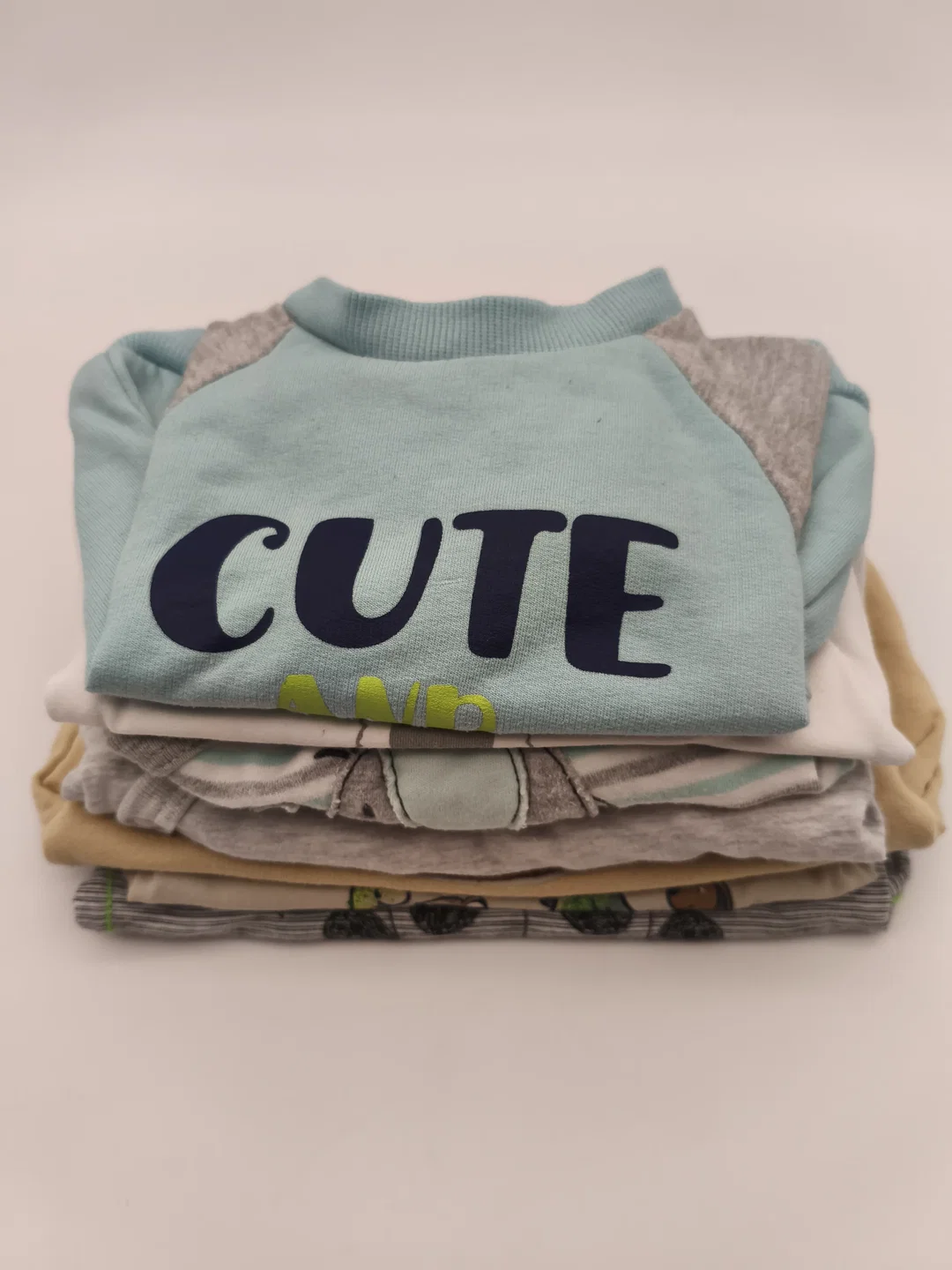 7-teiliges Set, Baby Shirt, langarm, Gr. 56 – Bild 3