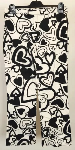 Moschino Damen Hose schwarz/weiß Gr. D 42 - Bild 1