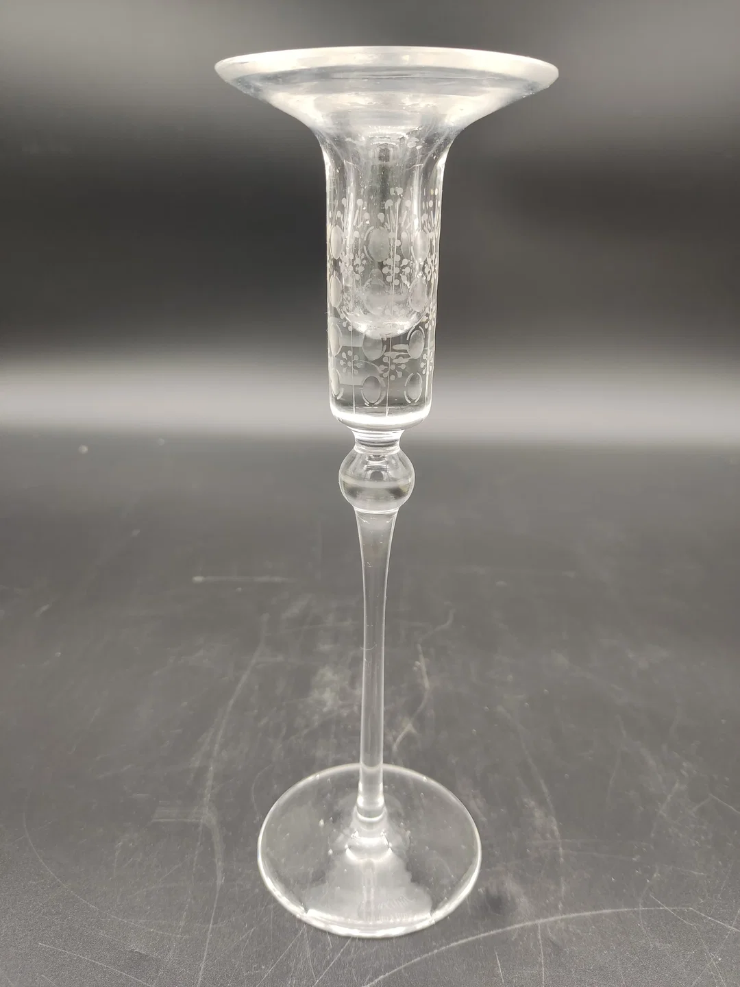 2 Kerzenständer der Marke Rosenthal - Glas mit hübschem Muster – Bild 4