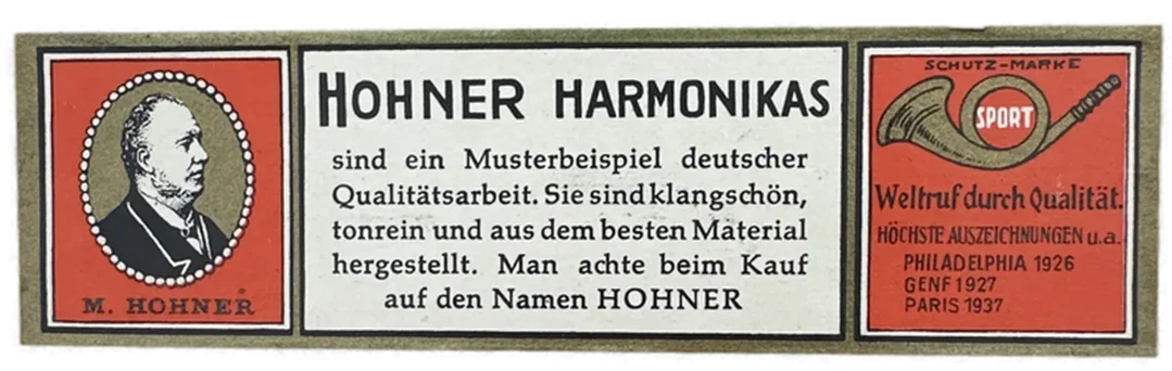 Mundharmonika - M. Hohner "Unsere Lieblinge" 7331/80 M C/G – Bild 2