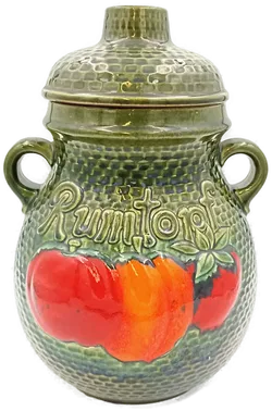 Scheurich Keramik Rumtopf mit Deckel Model 821-32 W. Germany - Bild 1