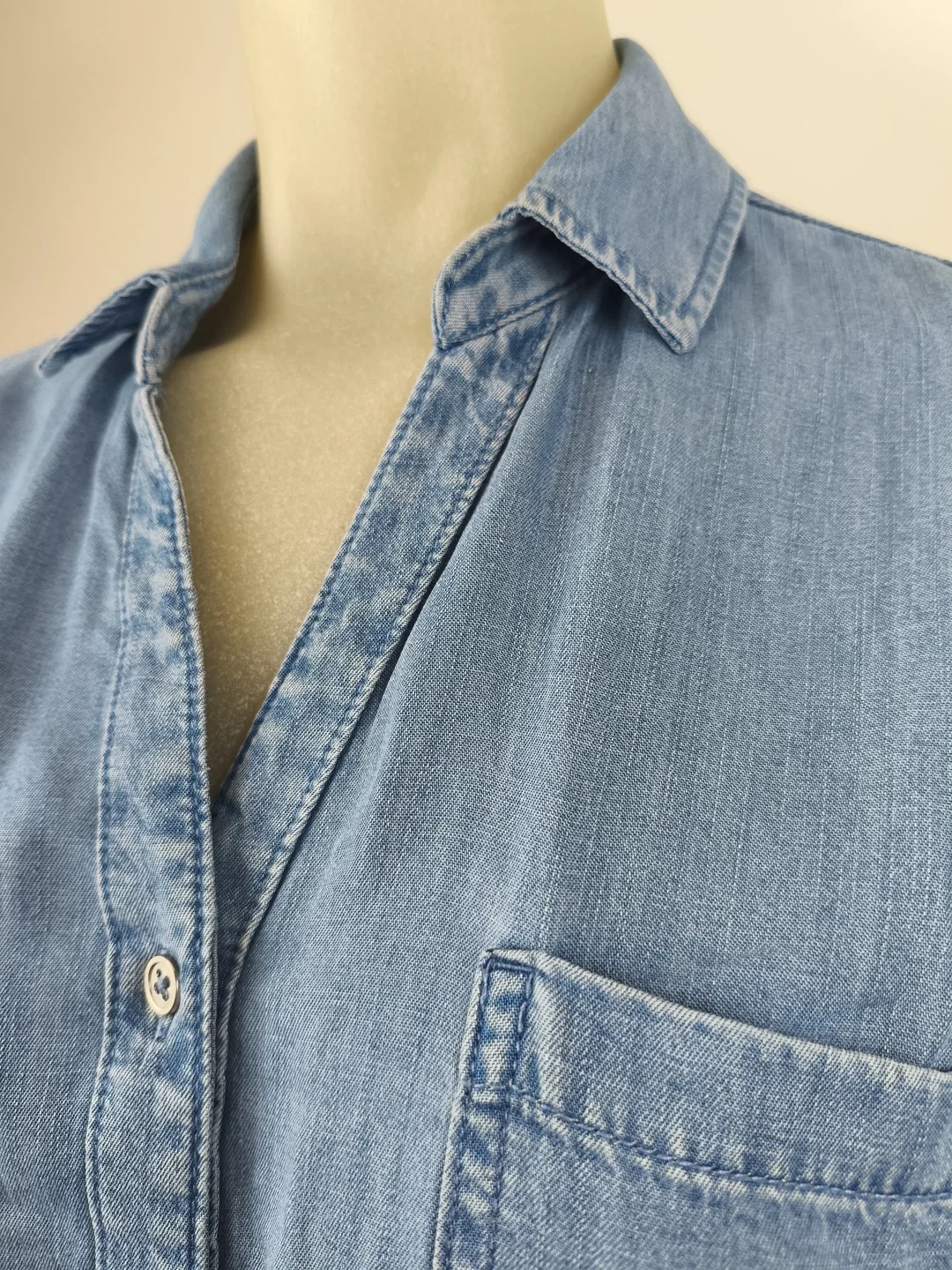 C&A, Damenbluse Jeans, Gr. L – Bild 4