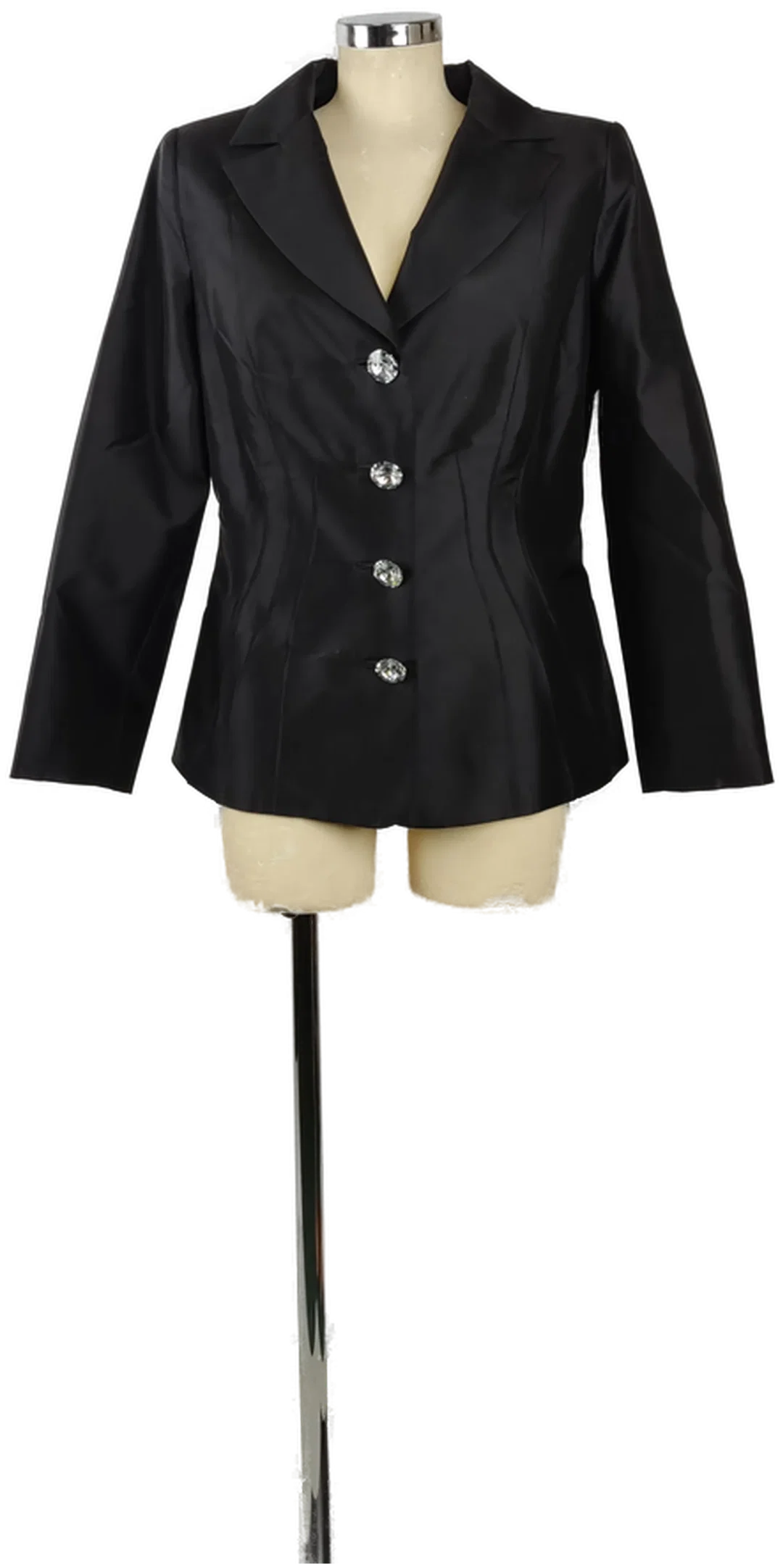 Eleganter Blazer Sarissa Silk Thailand Strass-Knöpfe | Abendlicher Glanz Größe 44 – Bild 17
