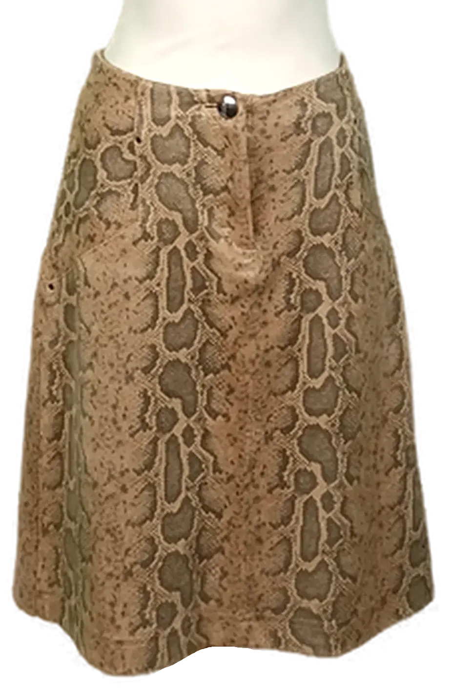 Marc Cain Midirock Schlangenprint beige Gr. M - Bild 4