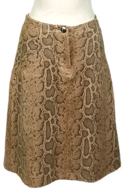 Marc Cain Midirock Schlangenprint beige Gr. M - Bild 1