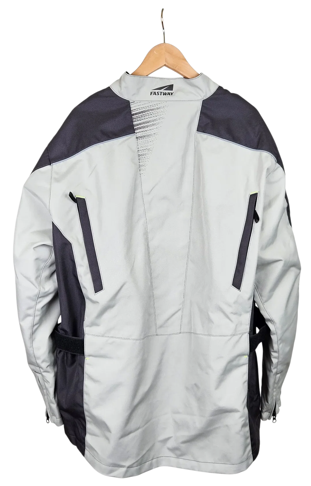 FASTWAY Herren Motorrad Jacke & Hose, schwarz/grau- Gr. 5XL – Bild 3