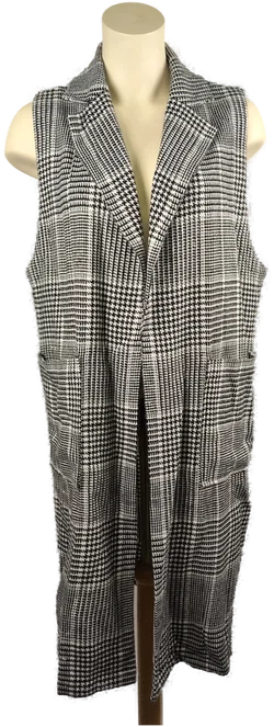 s.Oliver Damengilet Schwarz-Weiß Kariert | Retro-Charme – Vorschau 1