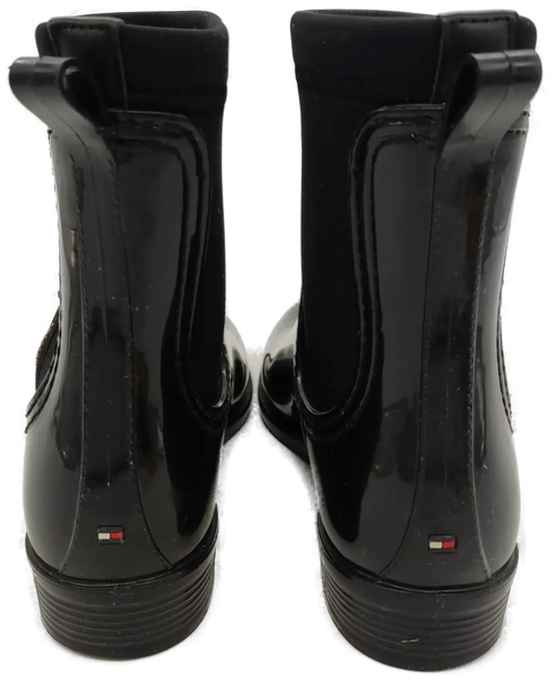 Tommy Hilfiger Damen Gummistiefel Gr. 39 Schwarz – Bild 4