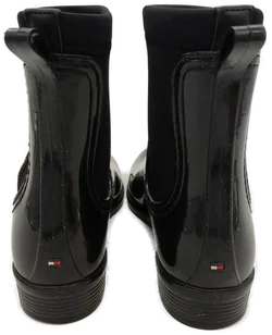Tommy Hilfiger Damen Gummistiefel Gr. 39 Schwarz - Bild 4