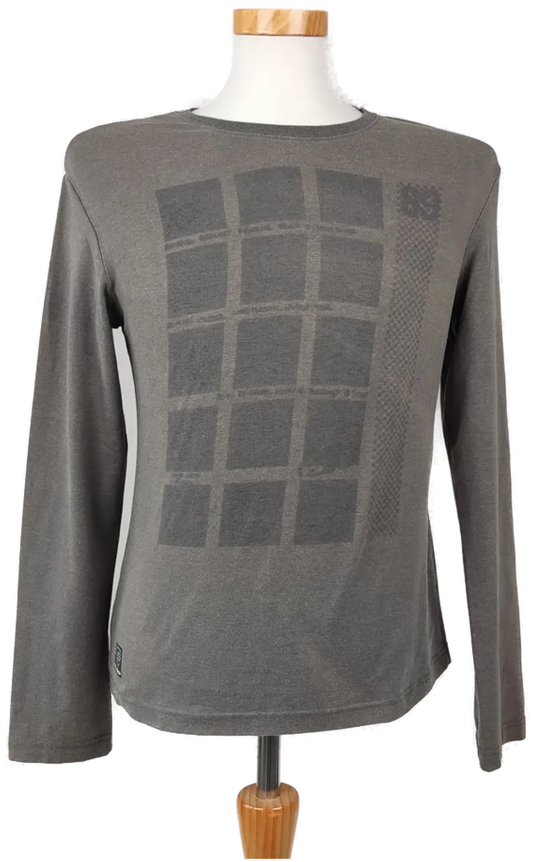 Stegol Herren-Langarmshirt, grau - Gr. M  - Bild 1