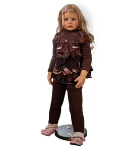 2 Große Künstlerpuppen – Mädchen & Bub – ca. 100 cm & 80 cm – Ideal als Auslagenpuppen für Kinderbekleidung – Vorschau 3