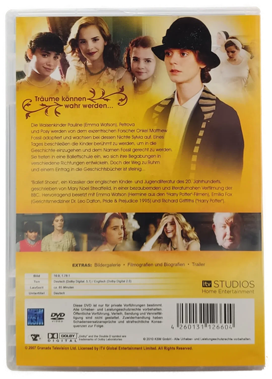 DVD "Ballet Shoes" mit Emma Watson und Emilia Fox – Bild 2