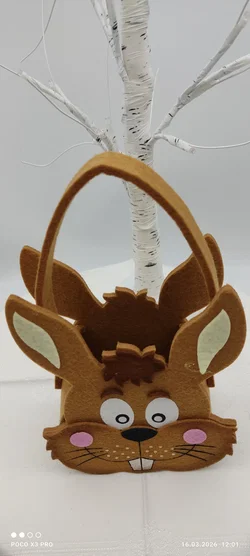Filz-Körbchen Hase | Oster-Schatz - Bild 5