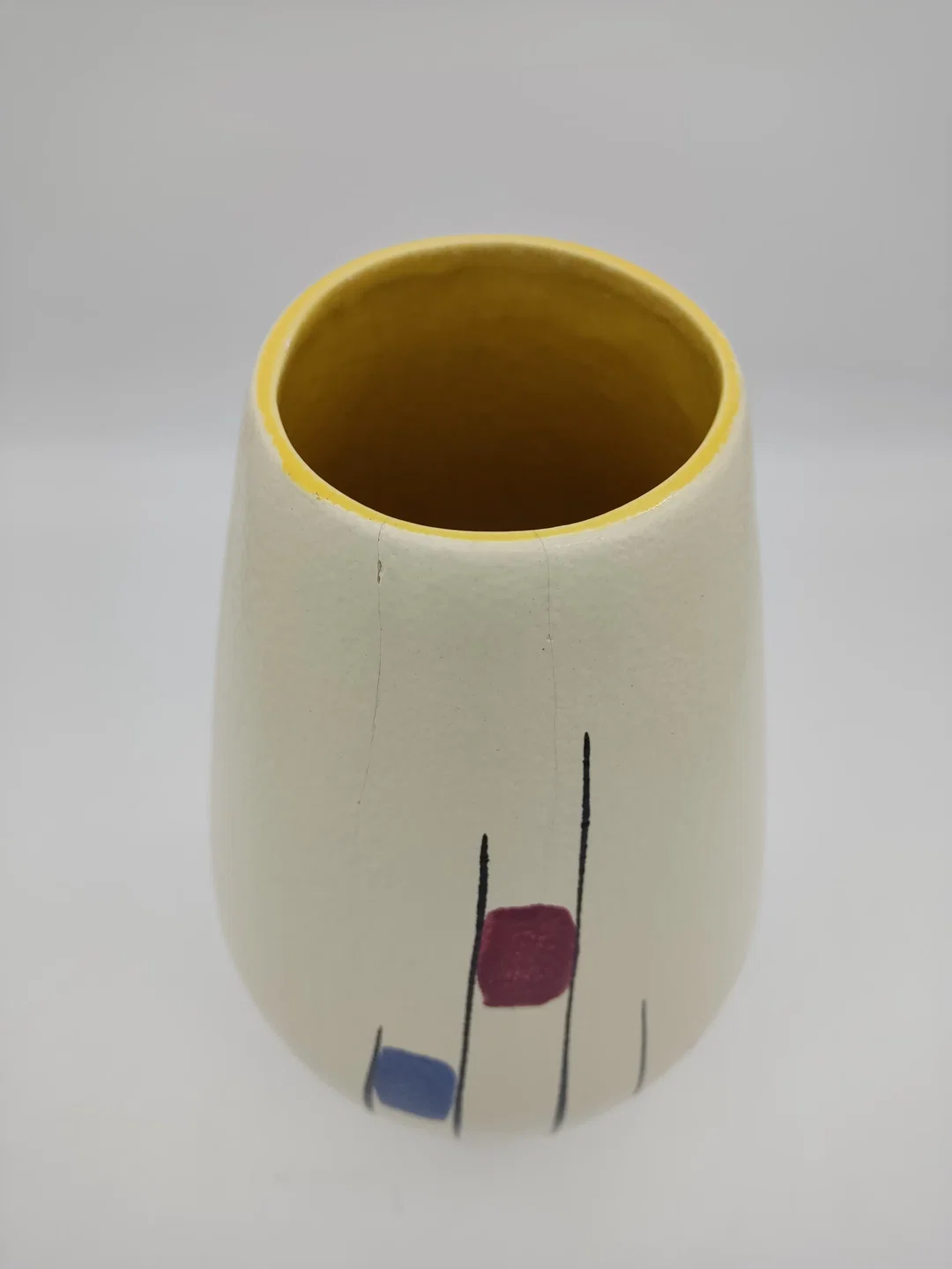Vintage-Vase der Marke Foreign / ca. 1950er Jahre – Bild 4