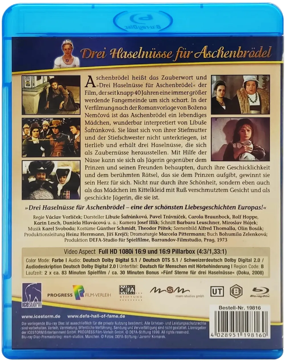 Blu-ray "Drei Haselnüsse für Aschenbrödel"  – Bild 2