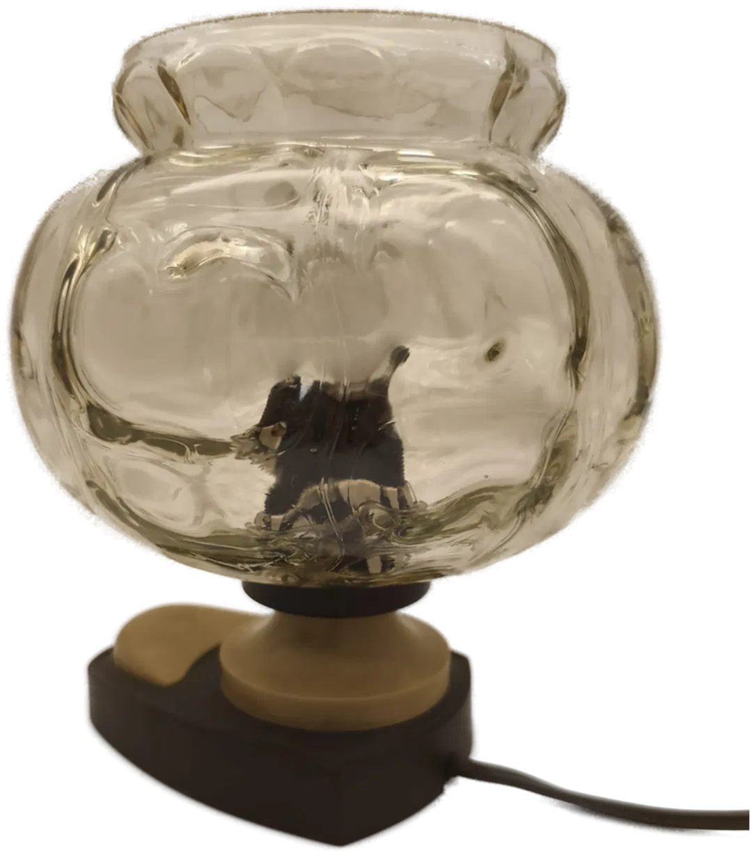 Lampe für Nachtkästchen, retro, vintage, rustikal - Bild 1