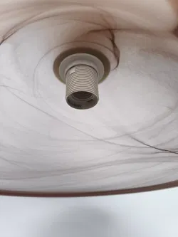 Lampe mit Glasschirm - Bild 4