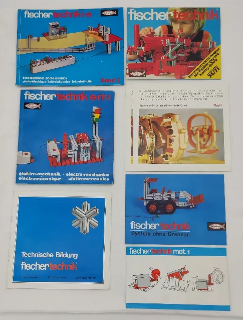 Fischer Technik - Vintage Konvolut Bauanleitungen - 32 Stück – Bild 2