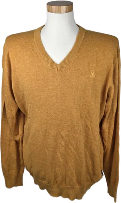 Otto Kern Herrenpullover orange Gr. XL