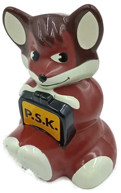 Vintage Spardose Postfuchs P.S.K. – Vorschau 1