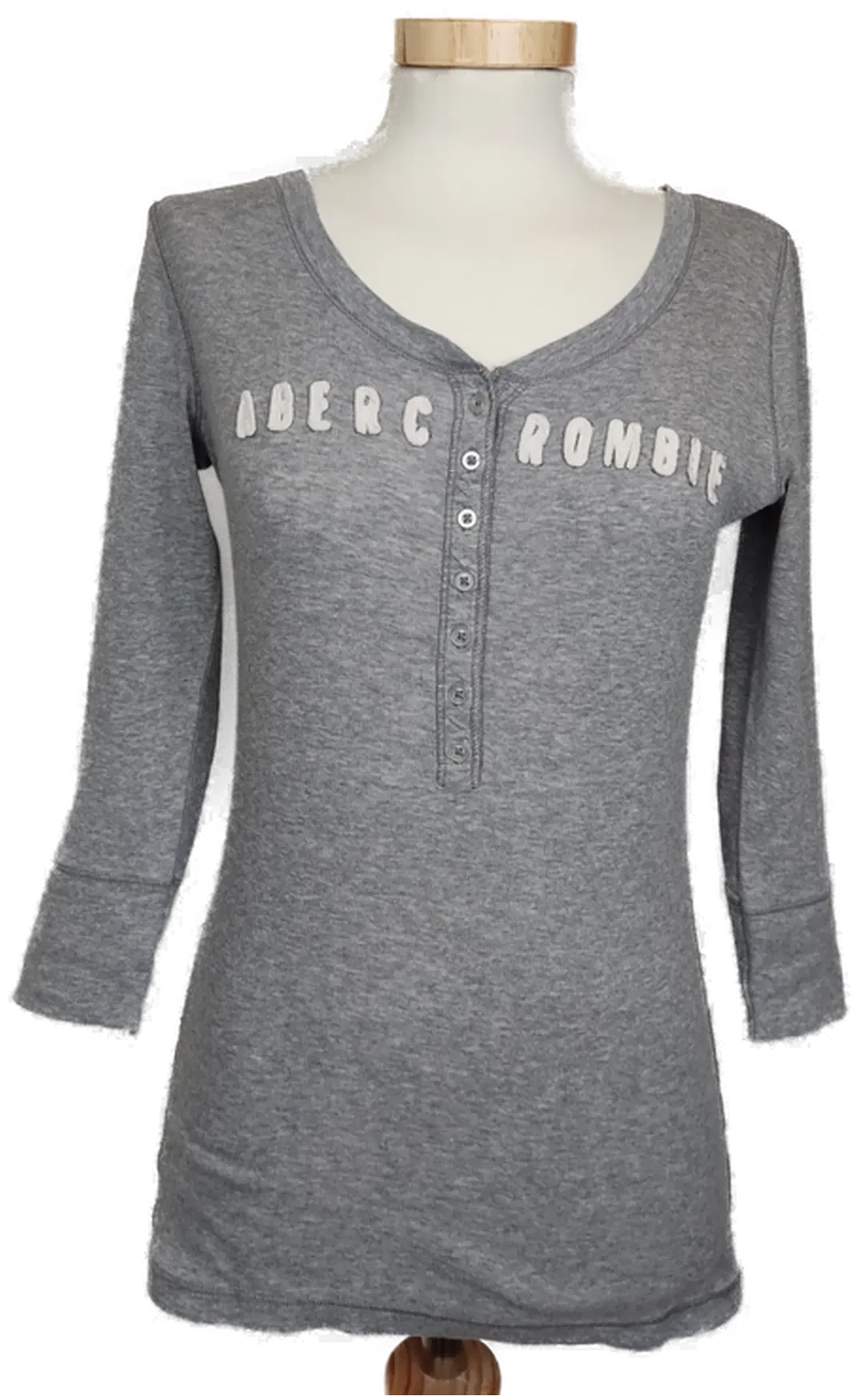 Abercrombie & Fitch Damen Shirt grau Gr. S - Bild 4